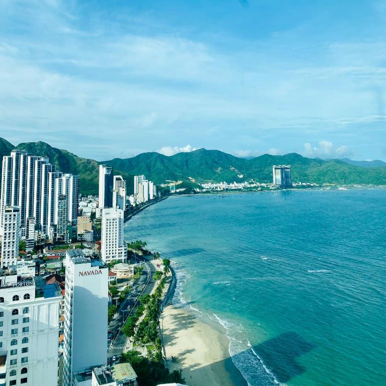 Sweet Homestay Nha Trang Apartment Sea View là điểm lưu trú thư giãn tại Hòn Chồng