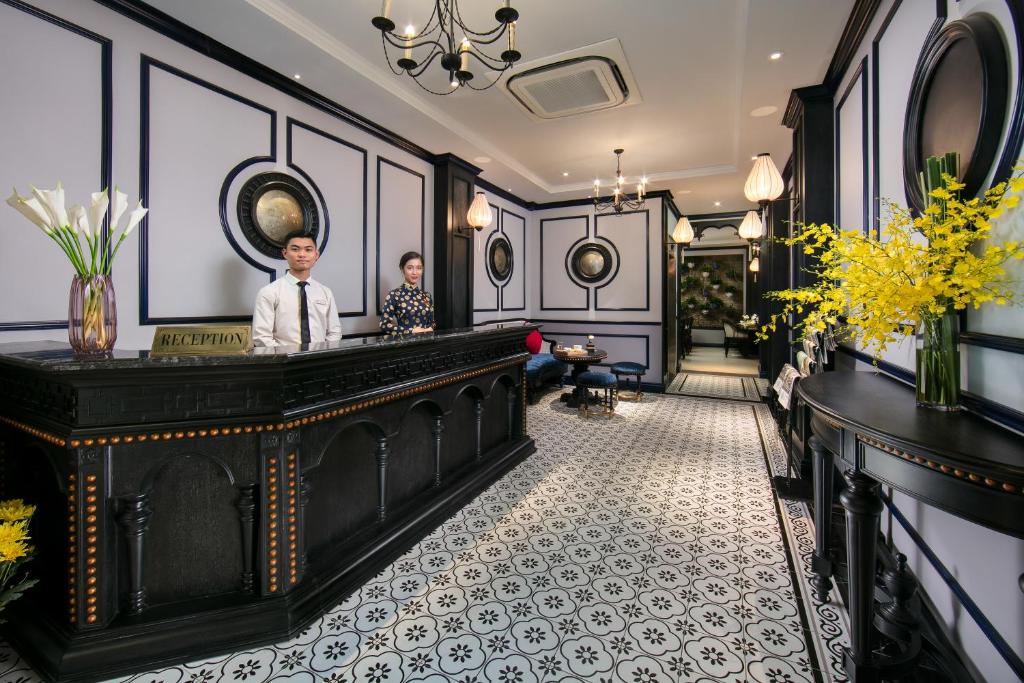 La Beaute Boutique Hà Nội, Khách Sạn Sang Trọng, Buffet Sáng Pháp Việt Độc Đáo, Quầy Lễ Tân 24h